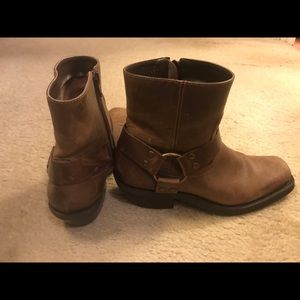Brown Leather Ankle Boots